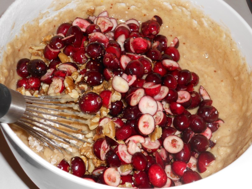 Sadie Dishes- Cranberry Nut Bread